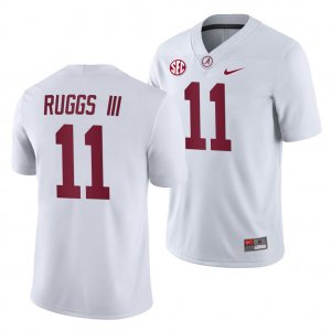 Men's Alabama Crimson Tide #11 Henry Ruggs III White 2019 NCAA Away Game College Football Jersey 2403ODTC1